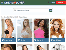 Tablet Screenshot of dreamlover.com